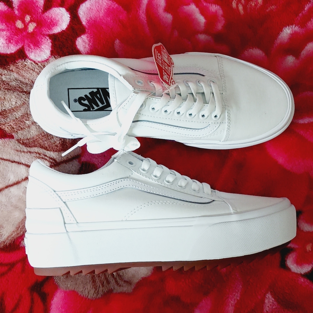 Vans Old Skool Stacked Platform Shoes Size 7.5 Men/9 Women